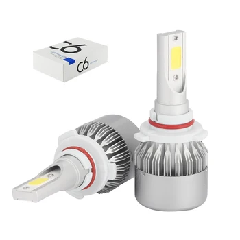 

ECAHAYAKU Car Light C6 H4 H7 H1 COB LED Headlight Bulbs H11 H13 12V 9005 9006 H3 9004 9007 72W 7600LM Car LED lamp Fog Light