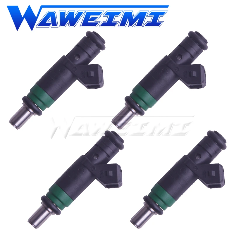 

WAWEIMI 4x Fuel Injector 98MF-BC For Ford Focus Fiesta Fusion C-Max B-Max 1.25 1.4 1.6 98-04 0280158200 1429840 98MFBC Brand Ne