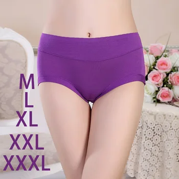 

Women Panties Big Size Bamboo Fiber Female Underwear 3XL Comfortable Healthy Breathable Ladies Briefs
