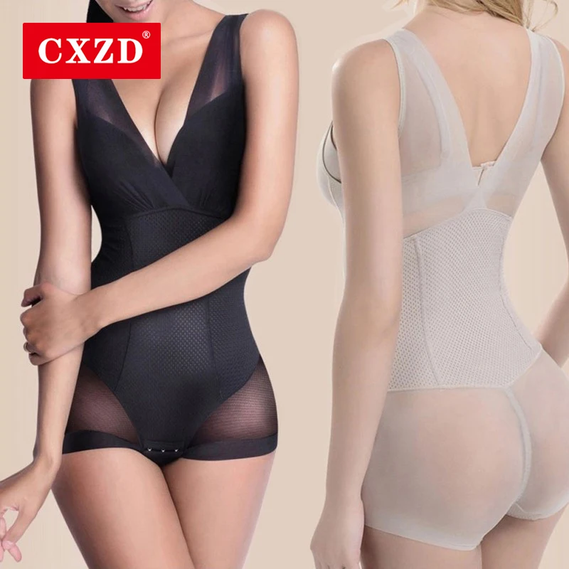 

CXZD Lady Slimming Burn Fat Briefs Shapewear Tummy Slim Bodysuit Full Body Shaper Slimming Underwear Vest Bodysuits Jumpsuit L-X