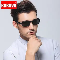 RBROVO 2018 квадратных Винтаж солнцезащитные очки Для мужчин из металла классические солнцезащитные очки покупки вечерние люнет Soleil Homme HD UV400