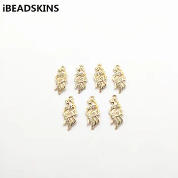 

New arrival! 21x9mm 50pcs Cubic zirconia/copper Phoenix shape charm for Jewelry Findings Earrings parts,hand Made Jewelry DIY