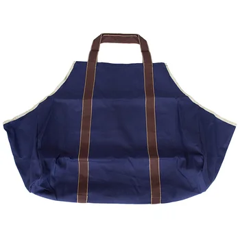 

Large Canvas Log Carrier Tote Bag Outdoor Camping Firewood Carrying Wood Holders Storage Bag