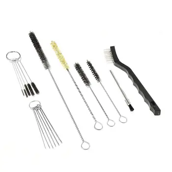 

17Pcs/Set Airbrush Spray Gun Cleaning Repair Tool Kit Nozzle Stainless Steel Needle Brush Set New hot sale