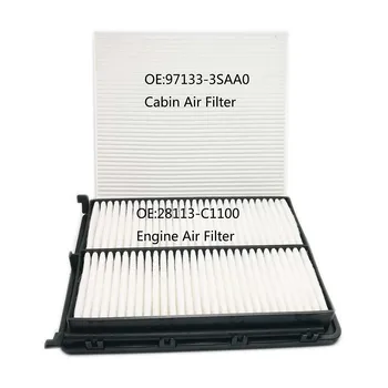 

Yubao COMBO PREMIUM Air Filter & Cabin Air filter For 2016 2017 HYUNDAI Sonata HYBRID 971333SAA0 28113-C1100