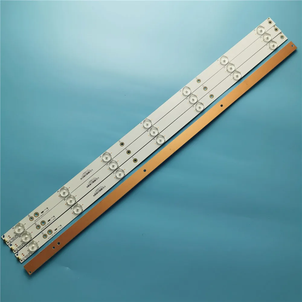 

4 шт. 613 мм * 17 мм светодиодный фонарь с подсветкой светодиодный фонарь 7 светодиодный S для 40PFL3240/T3 GJ-D светодиодный 11 P5-400-D409-V7