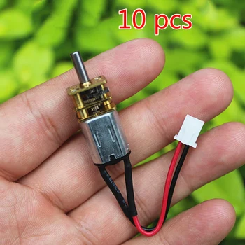 

10pcs Micro Mini N20 All metal Gear motor DC3V-6V 25RPM-50RPM DC5V 42RPM Slow speed electric motor DIY Robots and toy cars