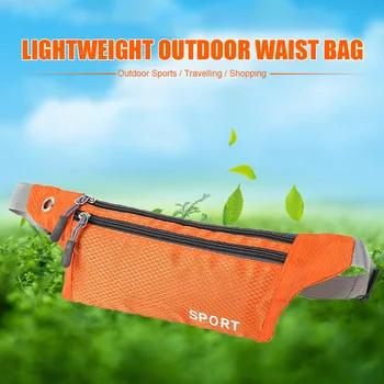 

Fanny Pack Waist Pouch Sport Belt Bag for Waist Chest Hip Bum Lightweight 3 Pockets Outdoor Cycling Hiking Front Bags