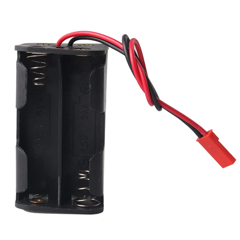 HSP 02070 батарейный отсек Коробка AA контейнер держатель Пластиковый черный чехол для 1/8 1/10 RC автомобилей
