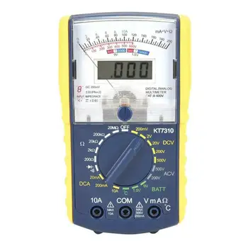

KT7310 High Precision Handheld Double Dual Display Analog Digital Multimeter