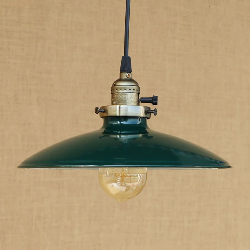 Винтажная Современная Подвесная лампа светодиодный красочный железный подвесной светильник американский стиль лофт бар/ресторан гостиная E27 светильник