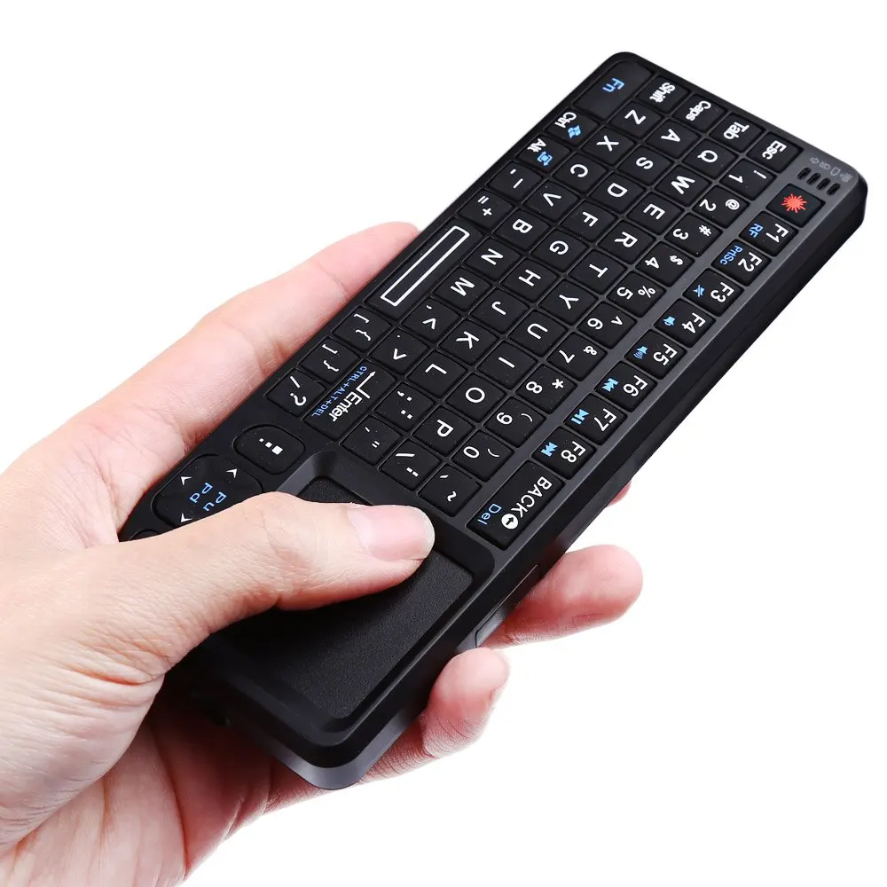 

Handheld 2.4G Mini Wireless Keyboard With RF Touchpad Mouse for Ipad MacBook Samsung Android Smart TV Box Windows PC Tablet