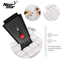 Computer Keyboard Cleaner Screen Clean bursh and Cotton Swab Stick Cleaner Kit for Laptop Desktop Keyboard