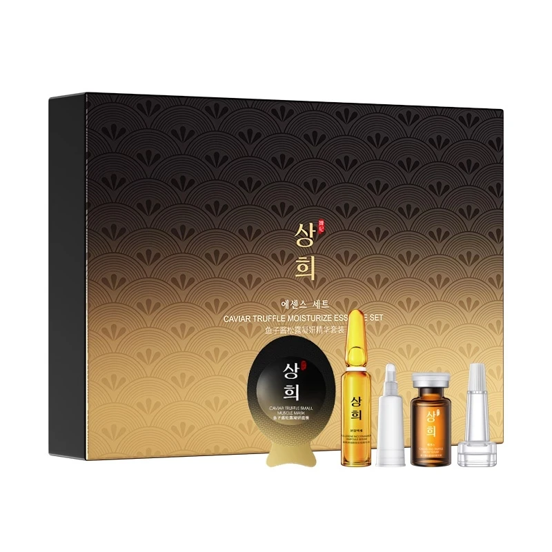 Anti Aging Serum Face Care Set Caviar Truffle Ampoule Essence Moisturizing Brighten Repair Facial Mask Skincare Sets 30PCS/Box Q