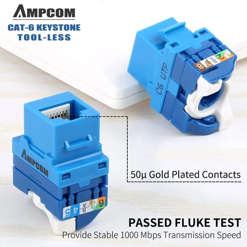 10 шт./упаковка разъем для модуля UTP CAT6 RJ45|Детали устройств связи| |