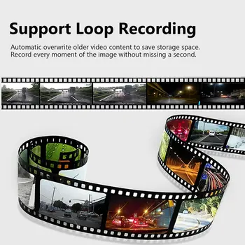 

New Driving Recorder 4 Inch Three-way Car Inside And Outside Hd Three Lens Recording Reversing Image Machine