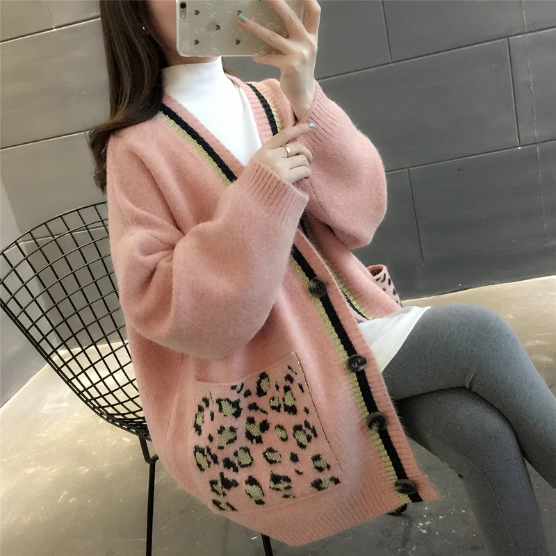 Sueter mujer invierno осень 2019 корейский стиль chandail femme v-образный вырез длинный рукав