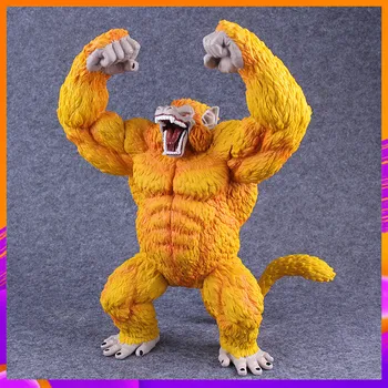 

40CM Dragon Ball King Orangutan Son Goku Golden Big Gorilla GK Statue Action Figure Collection Model Toy Boyfriend Gift M5605