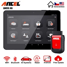 ANCEL X6 OBD2 автомобильный сканер полная система считыватель кодов ABS подушка безопасности масло EPB DPF дроссельная заслонка сброс OBD Автомобильный диагностический инструмент ANCEL X6 OBD2 автомобильный сканер полная система считыватель кодов ABS подушка безопасности масло EPB DPF дроссельная заслонка сброс OBD Автомобильный диагностический инструмент