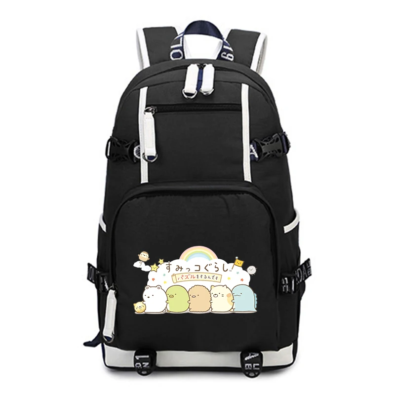 Sumikko Gurashi школьный рюкзак для подростков, одежда для девочек и мальчиков, милый Повседневный Рюкзак Школьная Сумка, модная дорожная сумка большая Ёмкость рюкзак Лидер продаж