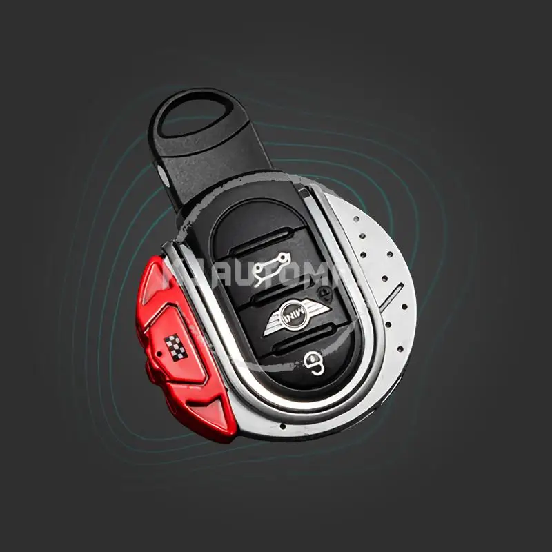 KJAUTOMAX для Mini Cooper F54 F55 F56 F57 F60 брелок для ключей чехол ABS тормозной диск Стиль JCW Юнион Джек Защита оболочки