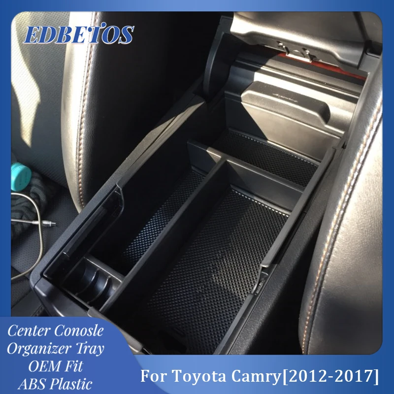 For Toyota Camry 2012 2013 2014 2015 2016 2017 Accessories Car Central Armrest Storage Box Auto Container Glove Organizer Case