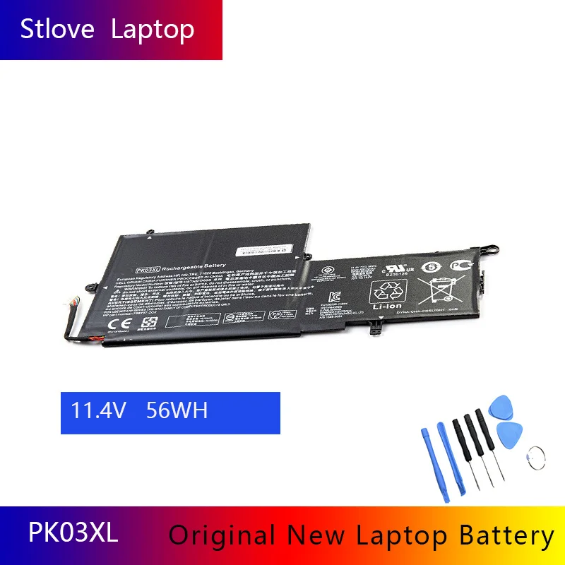 Оригинальный аккумулятор PK03XL для ноутбука HP Spectre Pro X360 13 G1 Series M2Q55PA M4Z17PA HSTNN-DB6S