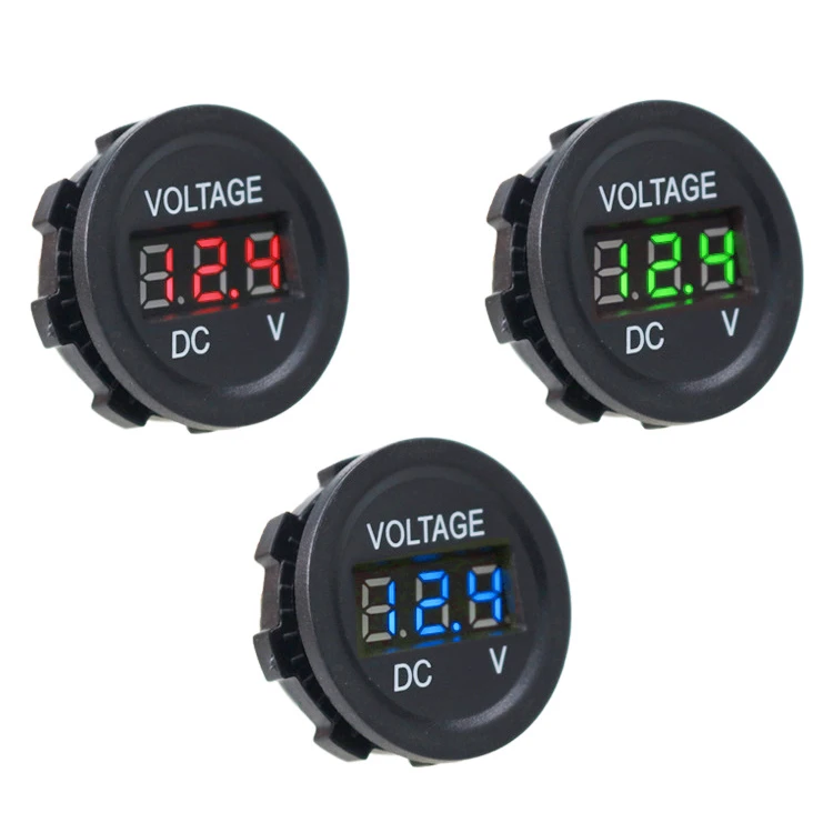 

Waterproof Car Motorcycle DC6V-30V LED Panel Digital Voltage Meter Display Voltmeter Led Digital Voltage Meter Gauge Tester