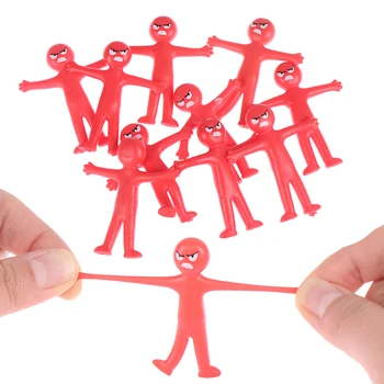 

10Pcs TPR Soft Elastic Red Doll Slow Rising Squeeze Funny Toys