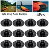 4Pcs 2022 Rope Buckle Rowing Drag Safe Hooks Button of Inflatable Fishing Kayak Accessories Plastic Spare Part ► Photo 2/6