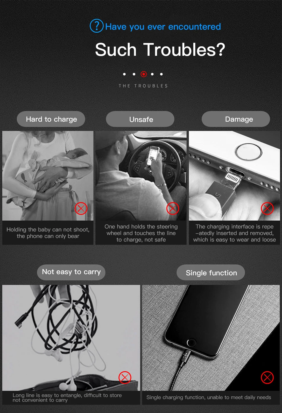 !ACCEZZ 3 in 1 Magnetic Cable With Organize Box Fast Charging For iPhone XS XR 11 Pro Max Micro USB Type C Magnet Charger Cables (1)