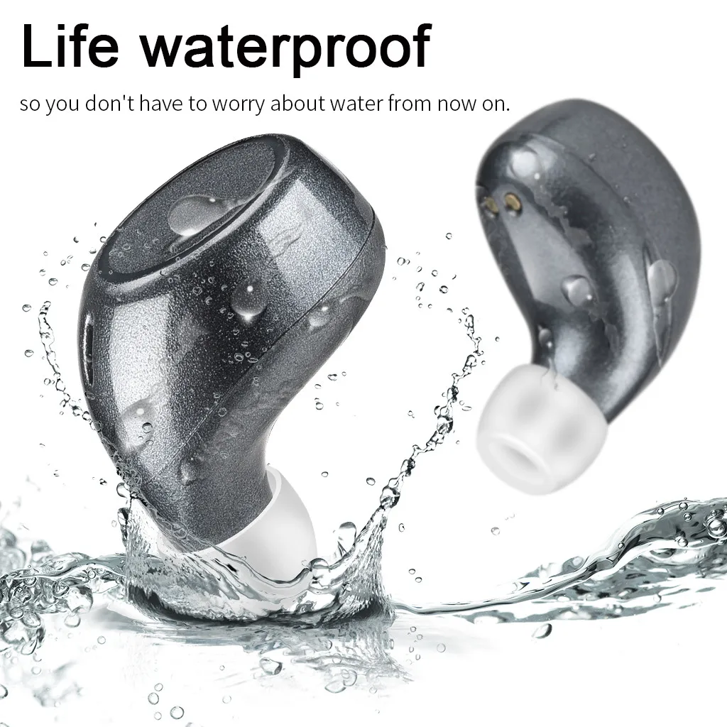 Wireless Sports Headphones BT 5 0 Earphone with Charging Case for Sport Gym Fashion Sports Multi function Big Battery