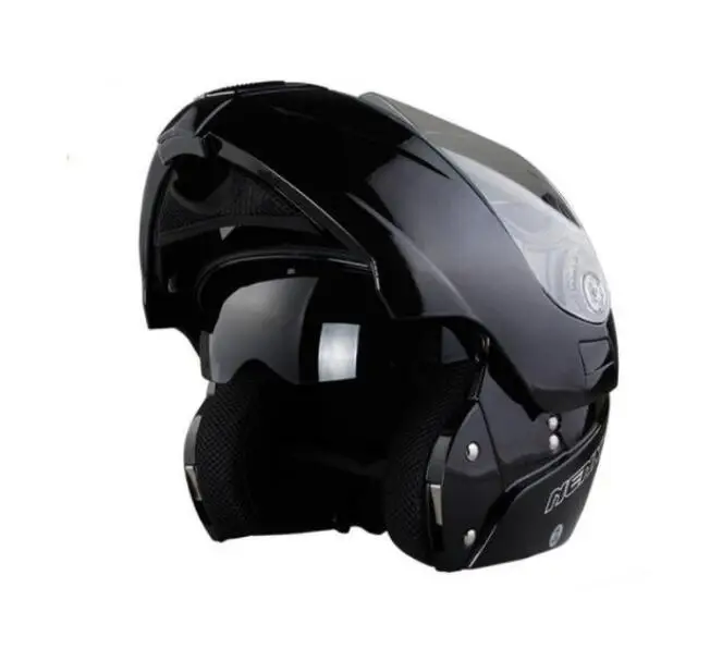 Мотоциклетный шлем NENKI шлем с черным внутренним солнцезащитным козырьком мотоциклетный гоночный шлем 63 - Цвет: 3