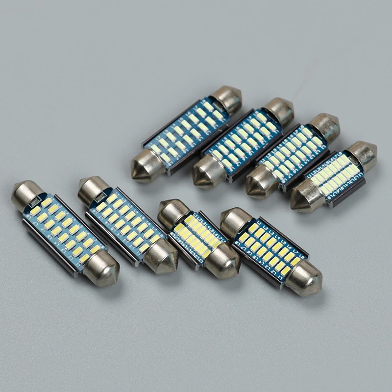 

2pcs Canbus Led Festoon 31mm 36mm 39mm 42mm SV8,5 C10W C5W Led 3014 SMD 12V Lamp Lighting Car Dome Bulb