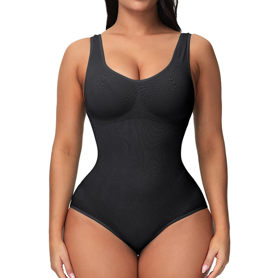 best tummy control shapewear uk Women Bodysuits Shapewear Shaping Full Body Shaper Tank Tops Waist Trainer Corset Camisoles Slimming Underwear Fajas Colombianas best shapewear for women