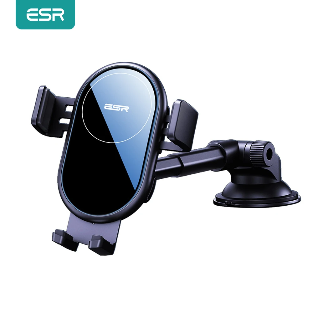 ESR Qi Wireless Car Charger Phone Holder 15W Fast Wireless Charger for iPhone 12/11 Pro Max X XR XS for Samsung huawei xiaomi