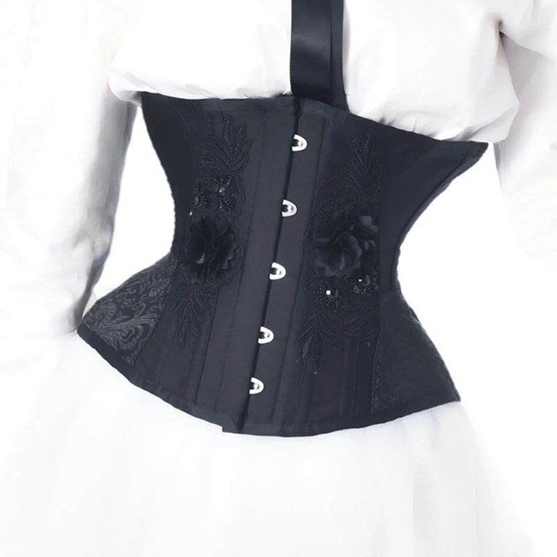 Waist Trainer Fishion Outer Wear Corset Sexy Gothic Underbust Corset Waist Shaper Cincher