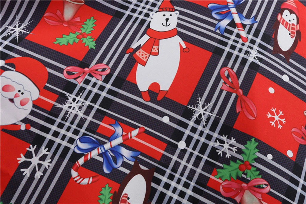 JAYCOSIN Elegant Women Christmas Dress Autumn Santa Claus Plaid Print Vintage Xmas Party Midi Dresses Plus Size Vestidos 918