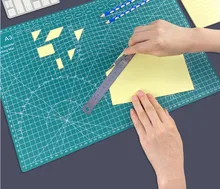 

A3 A4 5 PVC Cutting Mat Workbench Patchwork Cut Pad Sewing Manual DIY Knife Engraving Leather Cutting Board Single Side Underlay