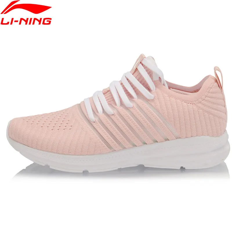  Женские беговые кроссовки Li Ning с дышащей подушкой, Удобная подкладка из моно пряжи, спортивная обувь li ning, кроссовки ARHP058 