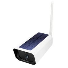 Cámara de seguridad al aire libre 1080P de baja potencia, cámara Solar Wifi, Audio bidireccional impermeable, detección de movimiento PIR, visión nocturna