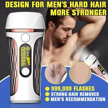 

Painless 5 LEVELS Electric Depiladora Laser Permanent IPL Laser Hair Removal 999999 Flashes Golden with Skin rejuvenation