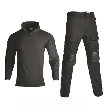 

Camouflage Hunting Clothes Tactical Frog Suits Military Uniform Paintball Airsoft Sniper Combat Shirt & Pants & Knee Elbow Pads