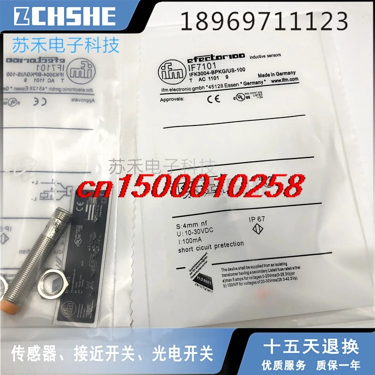 IF7106 IF7107 IF9222 IF9920 Inductive Sensor | Электронные компоненты и принадлежности