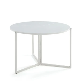 

Folding dining table for small apartment home small round table ，Outdoor simple dining table and chair combination 4 small dinin