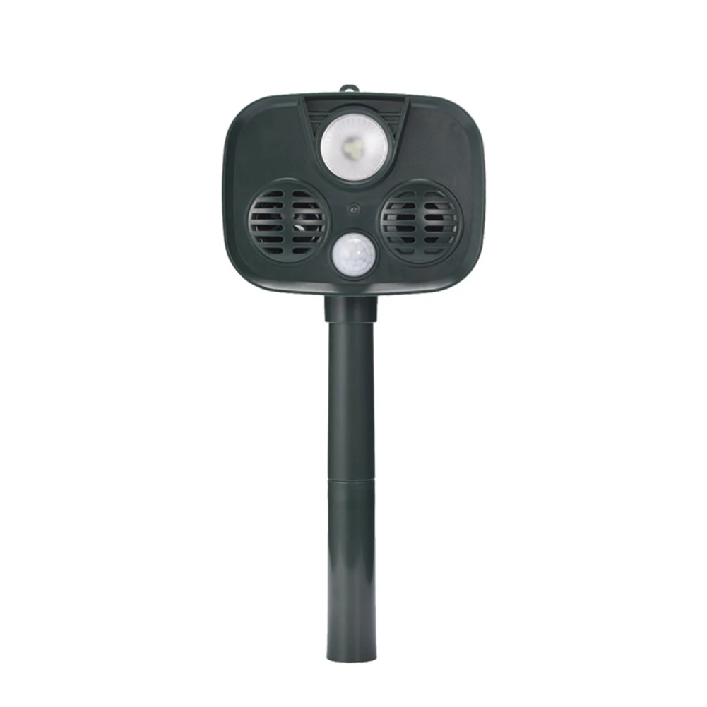 

HOT Solar Powered Pest Repeller Waterproof PIR Sensor Ultrasonic Alarm Repellent for Outdoor Garden NDS