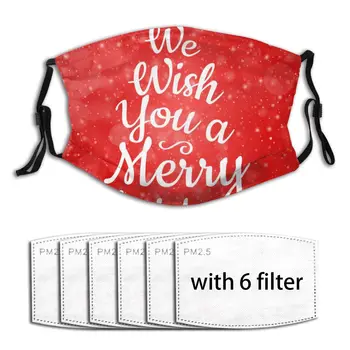 

Merry Christmas Face Mouth Mask Cover Anti Dustproof Washable Reusable Adult Mouth Masks Mascarilla