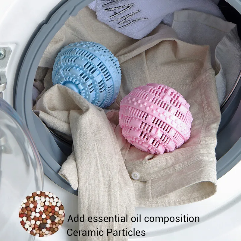 Reusable Laundry Cleaning Balls Magic Anti-winding Clothes Washing Products Machine WashZilla Anion Molecules Tools | Дом и сад