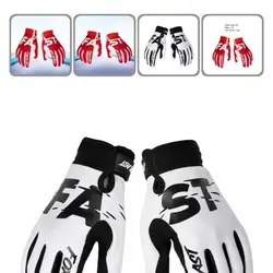 Outdoor Use 1Pair Durable Motocross Mountain Bike Gloves Hands Protection Motorcycle Sports Gloves Breathable   for Exercise