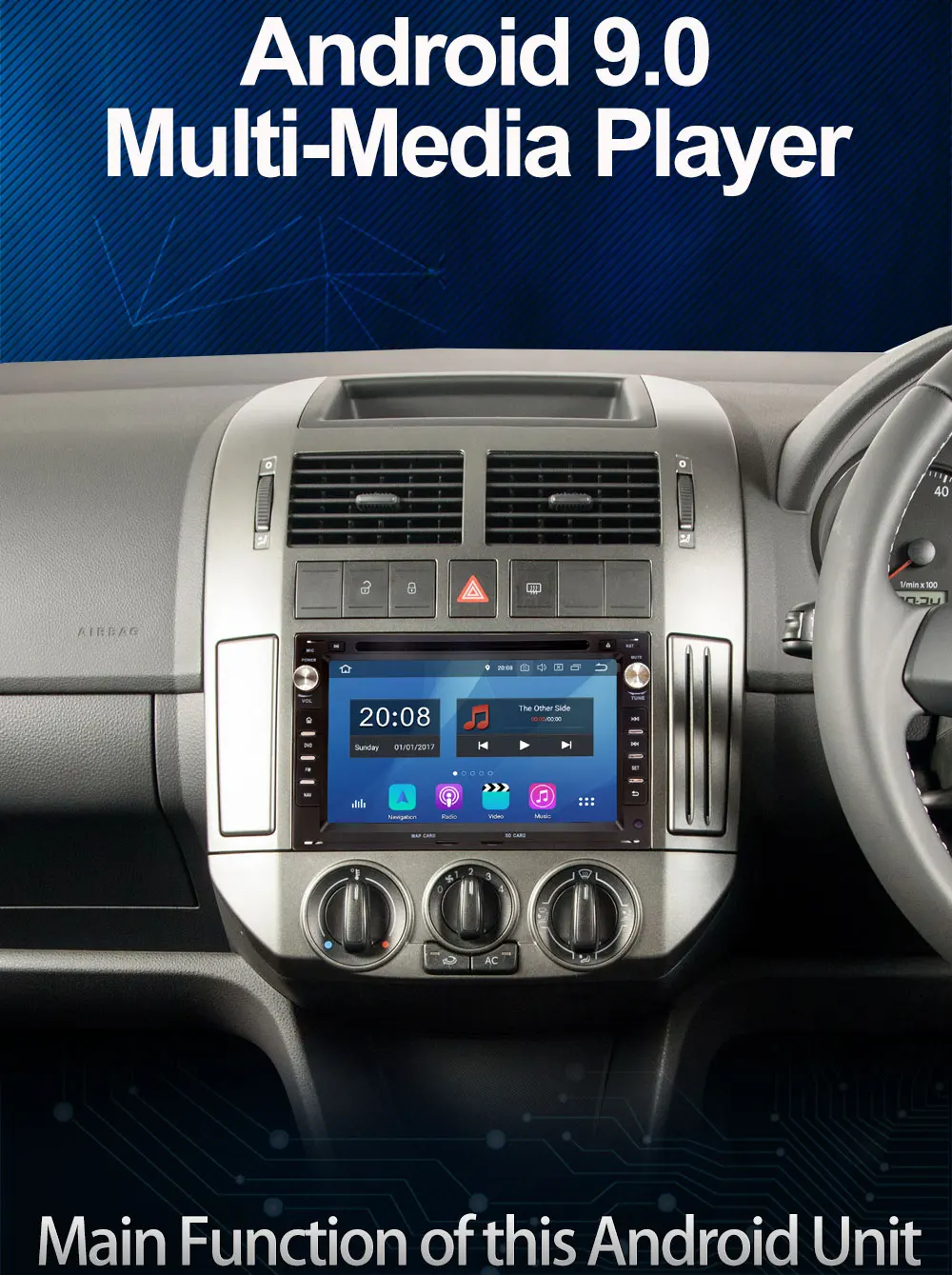 Perfect 5 USB Port Android 9.0 Octa Core Car DVD Radio GPS For VW Passat Transporter T4 T5 GOLF Bora Jetta POLO Sharan Skoda Octavia Car 2 Perfect 5 USB Port Android 9.0 Octa Core Car DVD Radio GPS For VW Passat Transporter T4 T5 GOLF Bora Jetta POLO Sharan Skoda Octavia Car 2